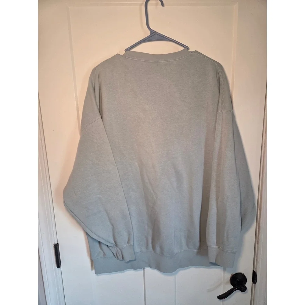 Nike Athletic Dept 1972 Crewneck Sweatshirt Oversized Light Blue Pullover